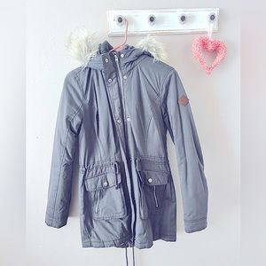 Gray Sherpa Coat